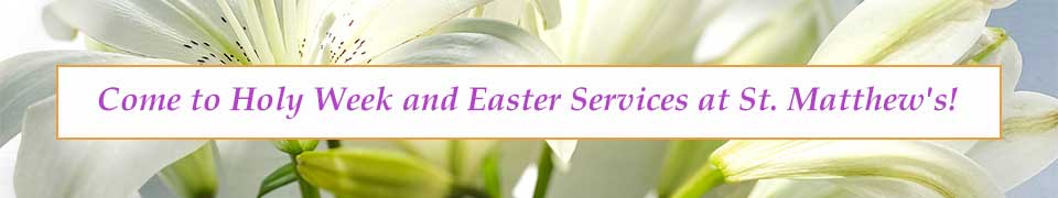 Holy Week Services